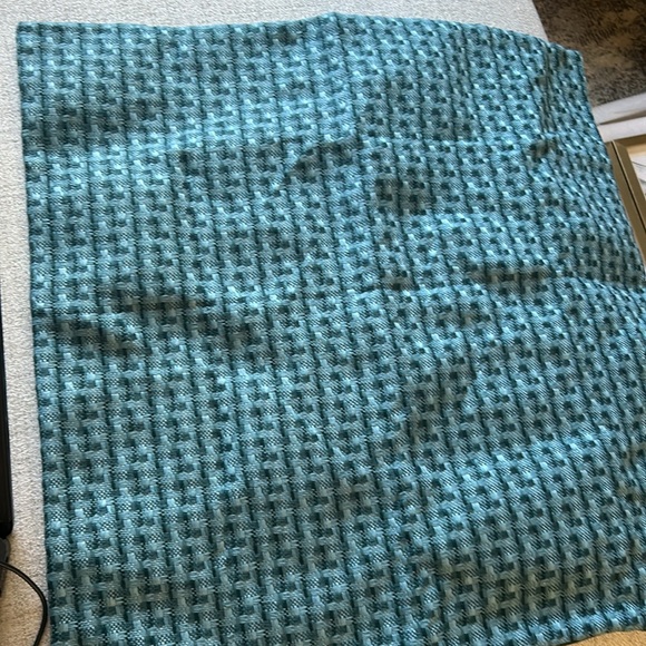 Kevin Outdoor Throw Covers Pack of 2 Garden Patio Balcony BenchSofa 20x20, Teal - Picture 8 of 8